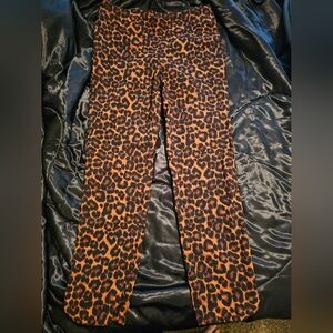 Leopard Print Ankle Pants